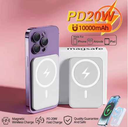 Batería Portátil MagSafe para iPhone – Compacta y Magnética