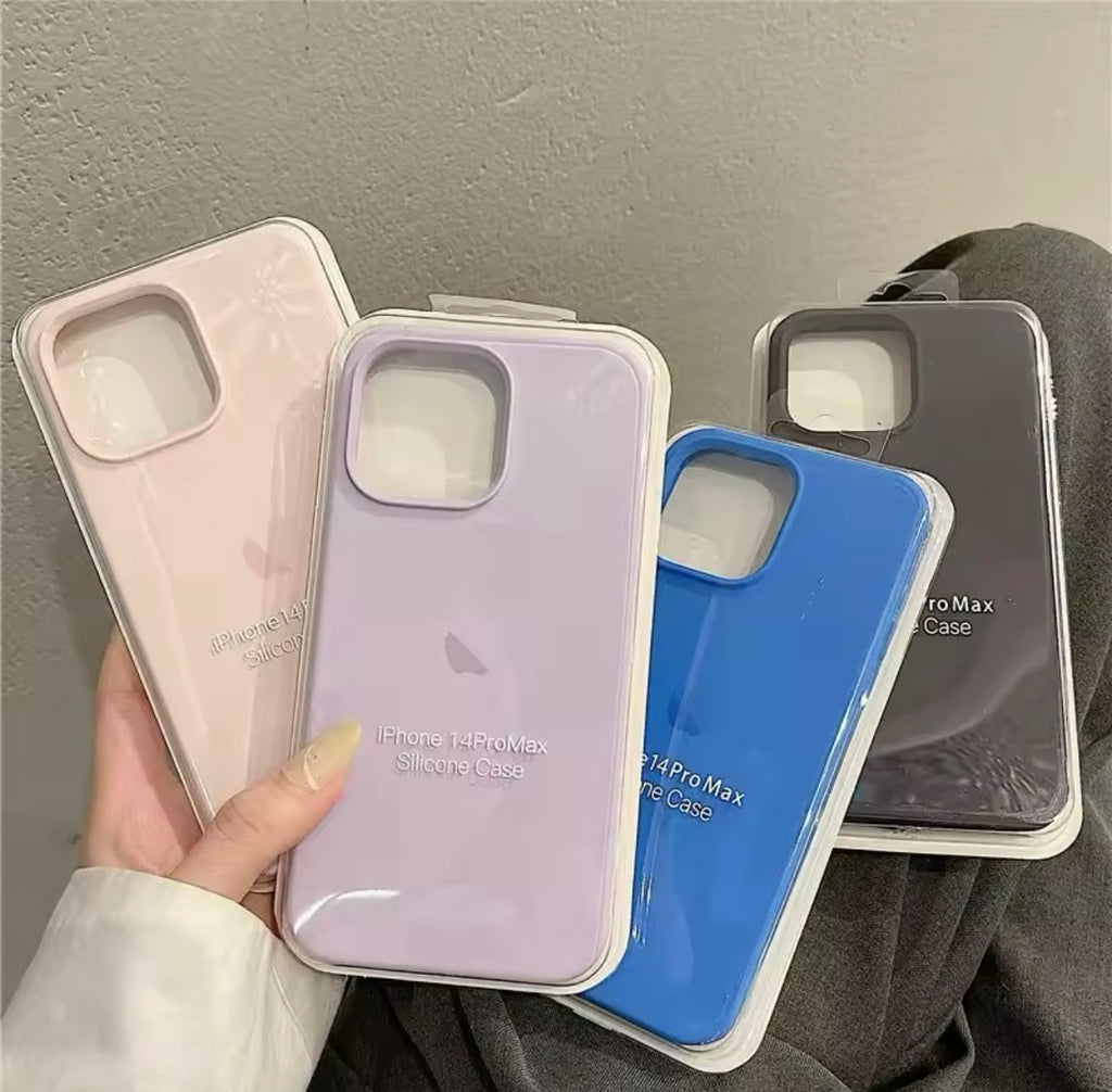 Fundas de silicona originales para iPhone